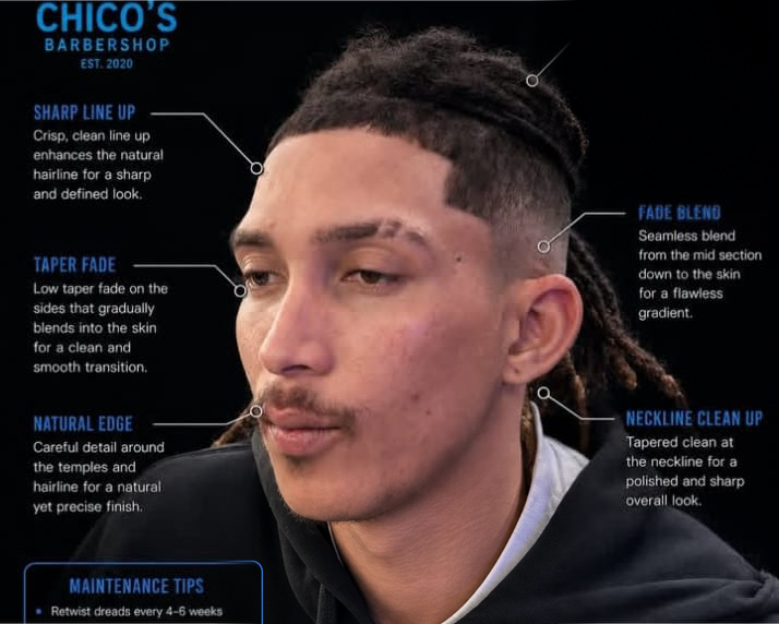 Detailed haircut and styling showcase